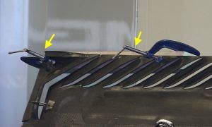 Was Mercedes aware of a risk of floor damage on Hamilton's W10 beforehand?