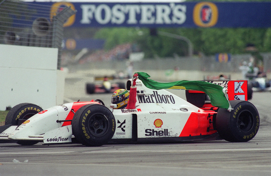 Ayrton Senna, The celebration of a racing legend