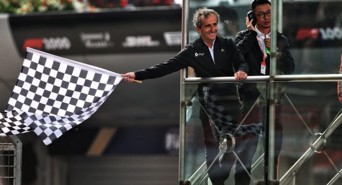 Waving the 'Race 1000' checkers in Shanghai