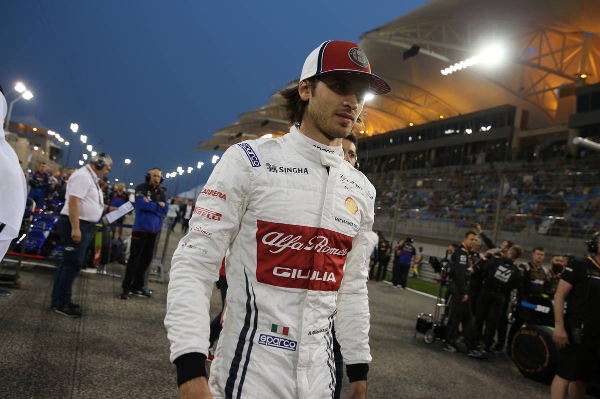 Antonio Giovinazzi (ITA) Alfa Romeo Racing.
