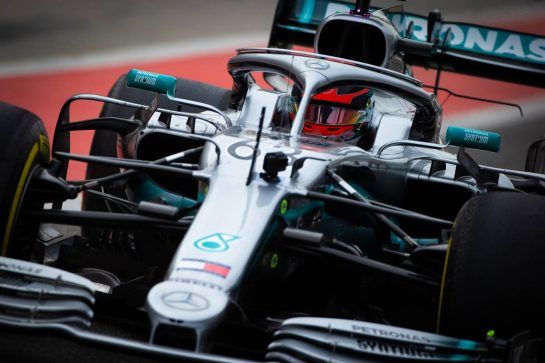 George Russell (GBR) Mercedes AMG F1 W10 Test Driver.
03.04.2019. Formula One Testing, Sakhir, Bahrain, Wednesday.
- www.xpbimages.com, EMail: requests@xpbimages.com - copy of publication required for printed pictures. Every used picture is fee-liable. © Copyright: Bearne / XPB Images