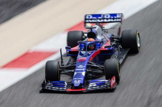 Alexander Albon (THA) Scuderia Toro Rosso STR14.
03.04.2019. Formula One Testing, Sakhir, Bahrain, Wednesday.
- www.xpbimages.com, EMail: requests@xpbimages.com - copy of publication required for printed pictures. Every used picture is fee-liable. © Copyright: Bearne / XPB Images