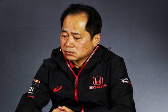 Toyoharu Tanabe (JPN) Honda F1 Technical Director in the FIA Press Conference.
12.04.2019. Formula 1 World Championship, Rd 3, Chinese Grand Prix, Shanghai, China, Practice Day.
- www.xpbimages.com, EMail: requests@xpbimages.com - copy of publication required for printed pictures. Every used picture is fee-liable. © Copyright: Bearne / XPB Images