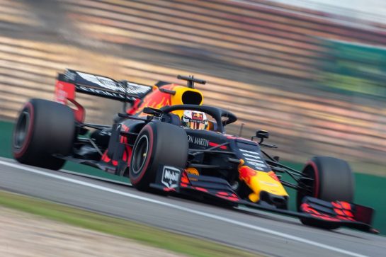 Max Verstappen (NLD) Red Bull Racing RB15.
12.04.2019. Formula 1 World Championship, Rd 3, Chinese Grand Prix, Shanghai, China, Practice Day.
- www.xpbimages.com, EMail: requests@xpbimages.com - copy of publication required for printed pictures. Every used picture is fee-liable. © Copyright: Bearne / XPB Images