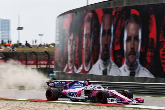 Sergio Perez (MEX) Racing Point F1 Team RP19.
13.04.2019. Formula 1 World Championship, Rd 3, Chinese Grand Prix, Shanghai, China, Qualifying Day.
- www.xpbimages.com, EMail: requests@xpbimages.com - copy of publication required for printed pictures. Every used picture is fee-liable. © Copyright: Moy / XPB Images