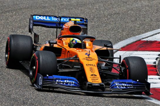 Lando Norris (GBR) McLaren MCL34.Lando Norris (GBR) McLaren MCL34.
13.04.2019. Formula 1 World Championship, Rd 3, Chinese Grand Prix, Shanghai, China, Qualifying Day.
- www.xpbimages.com, EMail: requests@xpbimages.com - copy of publication required for printed pictures. Every used picture is fee-liable. © Copyright: Moy / XPB Images