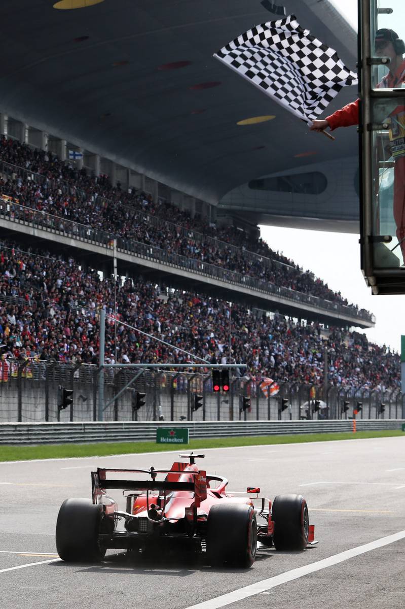 Sebastian Vettel (GER) Ferrari SF90.