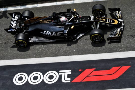 Romain Grosjean (FRA) Haas F1 Team VF-19.
13.04.2019. Formula 1 World Championship, Rd 3, Chinese Grand Prix, Shanghai, China, Qualifying Day.
- www.xpbimages.com, EMail: requests@xpbimages.com - copy of publication required for printed pictures. Every used picture is fee-liable. © Copyright: Bearne / XPB Images