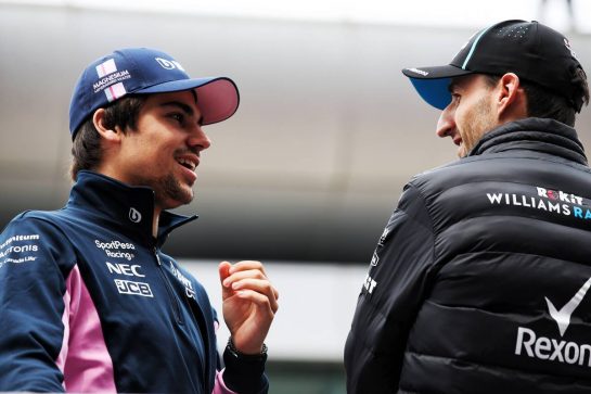 Lance Stroll (CDN) Racing Point F1 Team and Robert Kubica (POL) Williams Racing on the drivers parade.
14.04.2019. Formula 1 World Championship, Rd 3, Chinese Grand Prix, Shanghai, China, Race Day.
- www.xpbimages.com, EMail: requests@xpbimages.com - copy of publication required for printed pictures. Every used picture is fee-liable. © Copyright: Batchelor / XPB Images