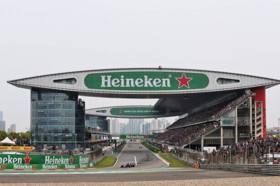 Alexander Albon (THA) Scuderia Toro Rosso STR14.
14.04.2019. Formula 1 World Championship, Rd 3, Chinese Grand Prix, Shanghai, China, Race Day.
- www.xpbimages.com, EMail: requests@xpbimages.com - copy of publication required for printed pictures. Every used picture is fee-liable. © Copyright: Batchelor / XPB Images