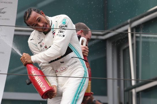 1st place Lewis Hamilton (GBR) Mercedes AMG F1.
14.04.2019. Formula 1 World Championship, Rd 3, Chinese Grand Prix, Shanghai, China, Race Day.
- www.xpbimages.com, EMail: requests@xpbimages.com - copy of publication required for printed pictures. Every used picture is fee-liable. © Copyright: Batchelor / XPB Images