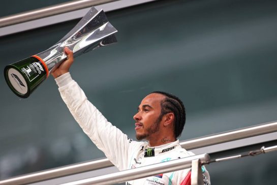 Lewis Hamilton (GBR), Mercedes AMG F1  
14.04.2019. Formula 1 World Championship, Rd 3, Chinese Grand Prix, Shanghai, China, Race Day.
- www.xpbimages.com, EMail: requests@xpbimages.com - copy of publication required for printed pictures. Every used picture is fee-liable. © Copyright: Charniaux / XPB Images