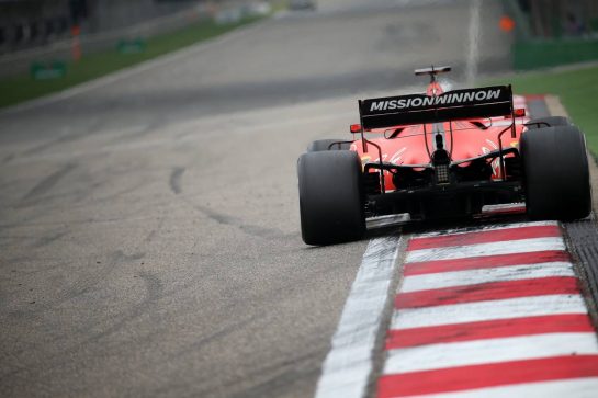 Sebastian Vettel (GER) Ferrari SF90.
14.04.2019. Formula 1 World Championship, Rd 3, Chinese Grand Prix, Shanghai, China, Race Day.
- www.xpbimages.com, EMail: requests@xpbimages.com - copy of publication required for printed pictures. Every used picture is fee-liable. © Copyright: Batchelor / XPB Images