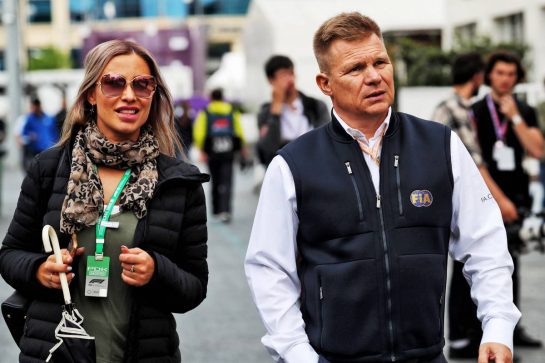 Mika Salo (FIN) FIA Steward.
25.04.2019. Formula 1 World Championship, Rd 4, Azerbaijan Grand Prix, Baku Street Circuit, Azerbaijan, Preparation Day.
- www.xpbimages.com, EMail: requests@xpbimages.com - copy of publication required for printed pictures. Every used picture is fee-liable. © Copyright: Photo4 / XPB Images