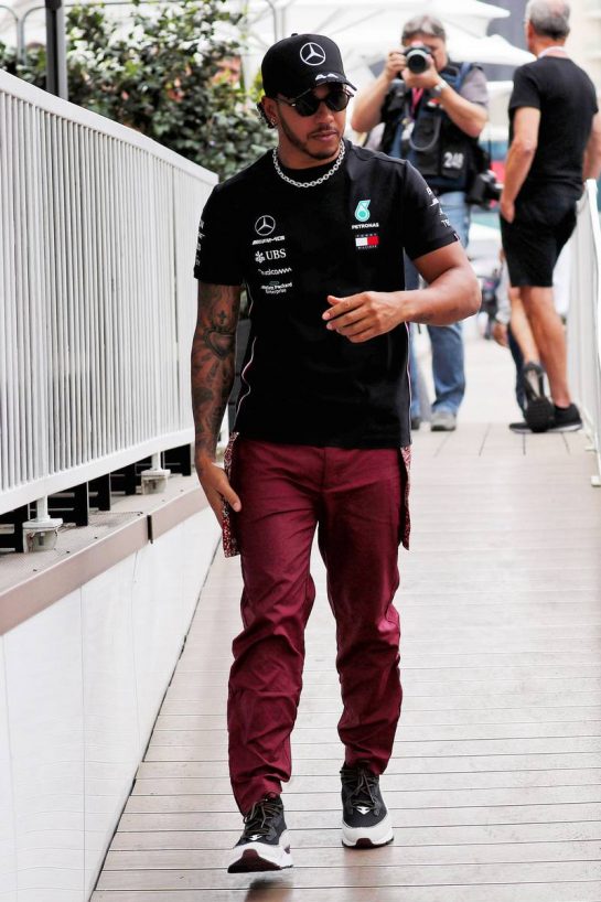 Lewis Hamilton (GBR) Mercedes AMG F1.
25.04.2019. Formula 1 World Championship, Rd 4, Azerbaijan Grand Prix, Baku Street Circuit, Azerbaijan, Preparation Day.
- www.xpbimages.com, EMail: requests@xpbimages.com - copy of publication required for printed pictures. Every used picture is fee-liable. © Copyright: Photo4 / XPB Images
