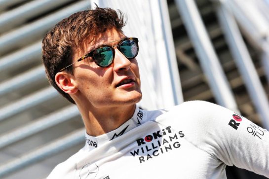 George Russell (GBR) Williams Racing.
26.04.2019. Formula 1 World Championship, Rd 4, Azerbaijan Grand Prix, Baku Street Circuit, Azerbaijan, Practice Day.
- www.xpbimages.com, EMail: requests@xpbimages.com - copy of publication required for printed pictures. Every used picture is fee-liable. © Copyright: Bearne / XPB Images