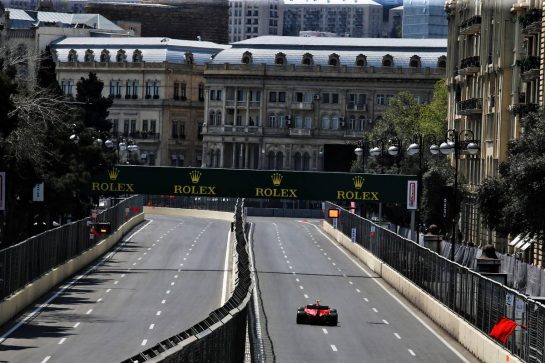 Charles Leclerc (MON) Ferrari SF90 as the session is stopped.
26.04.2019. Formula 1 World Championship, Rd 4, Azerbaijan Grand Prix, Baku Street Circuit, Azerbaijan, Practice Day.
- www.xpbimages.com, EMail: requests@xpbimages.com - copy of publication required for printed pictures. Every used picture is fee-liable. © Copyright: Charniaux / XPB Images