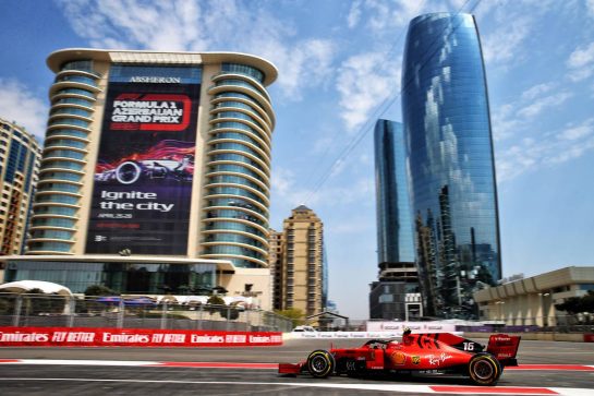 Charles Leclerc (MON) Ferrari SF90.
26.04.2019. Formula 1 World Championship, Rd 4, Azerbaijan Grand Prix, Baku Street Circuit, Azerbaijan, Practice Day.
- www.xpbimages.com, EMail: requests@xpbimages.com - copy of publication required for printed pictures. Every used picture is fee-liable. © Copyright: Batchelor / XPB Images