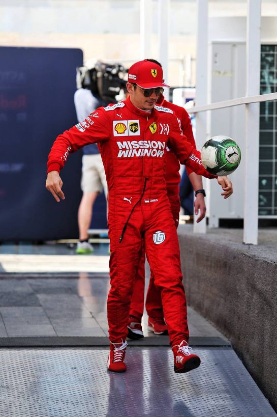 Charles Leclerc (MON) Ferrari.
26.04.2019. Formula 1 World Championship, Rd 4, Azerbaijan Grand Prix, Baku Street Circuit, Azerbaijan, Practice Day.
- www.xpbimages.com, EMail: requests@xpbimages.com - copy of publication required for printed pictures. Every used picture is fee-liable. © Copyright: Moy / XPB Images