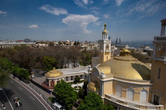 Antonio Giovinazzi (ITA) Alfa Romeo Racing C38.
26.04.2019. Formula 1 World Championship, Rd 4, Azerbaijan Grand Prix, Baku Street Circuit, Azerbaijan, Practice Day.
- www.xpbimages.com, EMail: requests@xpbimages.com - copy of publication required for printed pictures. Every used picture is fee-liable. © Copyright: Bearne / XPB Images