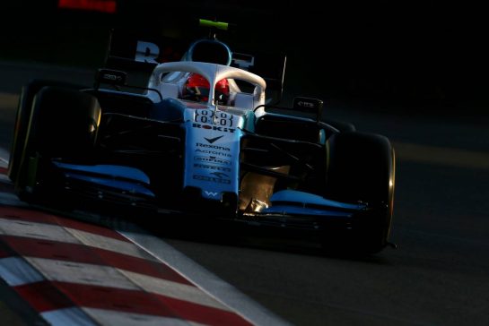 Robert Kubica (POL), Williams F1 Team 
26.04.2019. Formula 1 World Championship, Rd 4, Azerbaijan Grand Prix, Baku Street Circuit, Azerbaijan, Practice Day.
- www.xpbimages.com, EMail: requests@xpbimages.com - copy of publication required for printed pictures. Every used picture is fee-liable. © Copyright: Charniaux / XPB Images