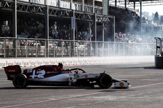 Antonio Giovinazzi (ITA) Alfa Romeo Racing C38.
26.04.2019. Formula 1 World Championship, Rd 4, Azerbaijan Grand Prix, Baku Street Circuit, Azerbaijan, Practice Day.
- www.xpbimages.com, EMail: requests@xpbimages.com - copy of publication required for printed pictures. Every used picture is fee-liable. © Copyright: Photo4 / XPB Images