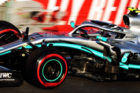 Valtteri Bottas (FIN) Mercedes AMG F1 W10.
26.04.2019. Formula 1 World Championship, Rd 4, Azerbaijan Grand Prix, Baku Street Circuit, Azerbaijan, Practice Day.
- www.xpbimages.com, EMail: requests@xpbimages.com - copy of publication required for printed pictures. Every used picture is fee-liable. © Copyright: Photo4 / XPB Images