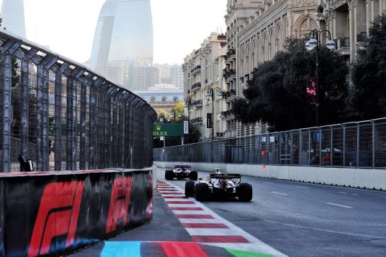 Kimi Raikkonen (FIN) Alfa Romeo Racing C38.
26.04.2019. Formula 1 World Championship, Rd 4, Azerbaijan Grand Prix, Baku Street Circuit, Azerbaijan, Practice Day.
- www.xpbimages.com, EMail: requests@xpbimages.com - copy of publication required for printed pictures. Every used picture is fee-liable. © Copyright: Photo4 / XPB Images