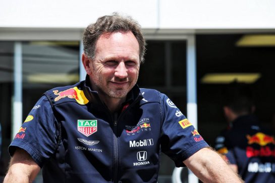 Christian Horner (GBR) Red Bull Racing Team Principal.
27.04.2019. Formula 1 World Championship, Rd 4, Azerbaijan Grand Prix, Baku Street Circuit, Azerbaijan, Qualifying Day.
- www.xpbimages.com, EMail: requests@xpbimages.com - copy of publication required for printed pictures. Every used picture is fee-liable. © Copyright: Moy / XPB Images
