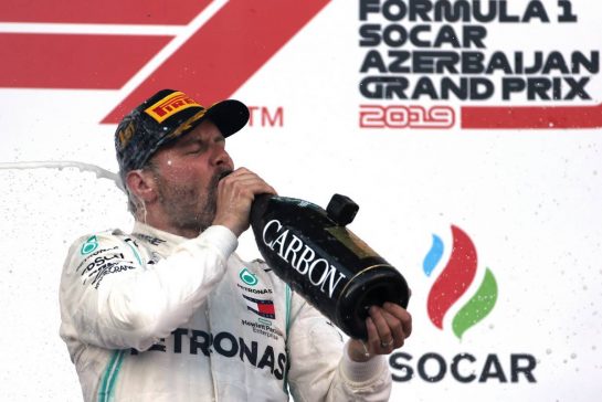 Valtteri Bottas (FIN), Mercedes AMG F1 
28.04.2019. Formula 1 World Championship, Rd 4, Azerbaijan Grand Prix, Baku Street Circuit, Azerbaijan, Race Day.
- www.xpbimages.com, EMail: requests@xpbimages.com - copy of publication required for printed pictures. Every used picture is fee-liable. © Copyright: Charniaux / XPB Images