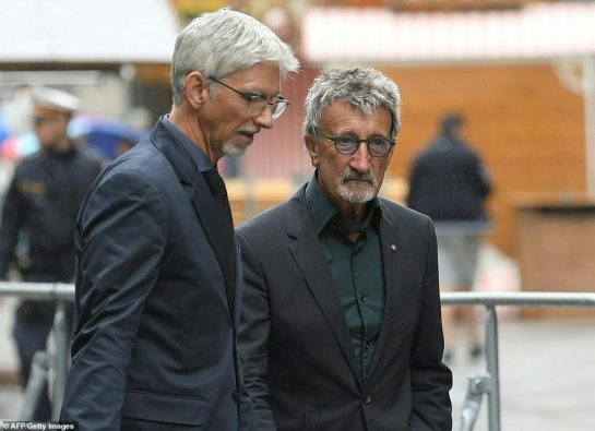 Damon Hill and Eddie Jordan. ©AFP