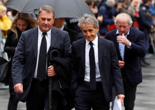 Nigel Mansell and Alain Prost. ©AFP