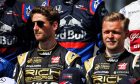 Haas drivers Romain Grosjean and Kevin Magnussen