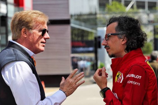 (L to R): Danny Sullivan (USA) FIA Steward with Laurent Mekies (FRA) Ferrari Sporting Director.
09.05.2019. Formula 1 World Championship, Rd 5, Spanish Grand Prix, Barcelona, Spain, Preparation Day.
- www.xpbimages.com, EMail: requests@xpbimages.com - copy of publication required for printed pictures. Every used picture is fee-liable. © Copyright: Photo4 / XPB Images