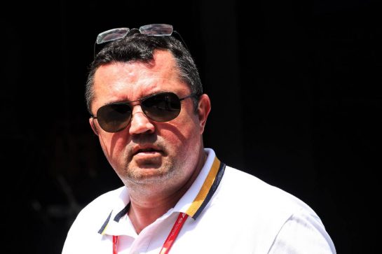 Eric Boullier (FRA).
09.05.2019. Formula 1 World Championship, Rd 5, Spanish Grand Prix, Barcelona, Spain, Preparation Day.
- www.xpbimages.com, EMail: requests@xpbimages.com - copy of publication required for printed pictures. Every used picture is fee-liable. © Copyright: Photo4 / XPB Images