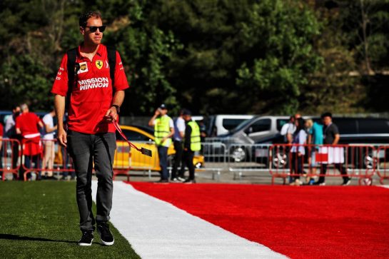 Sebastian Vettel (GER) Ferrari.
10.05.2019. Formula 1 World Championship, Rd 5, Spanish Grand Prix, Barcelona, Spain, Practice Day.
- www.xpbimages.com, EMail: requests@xpbimages.com - copy of publication required for printed pictures. Every used picture is fee-liable. © Copyright: Batchelor / XPB Images