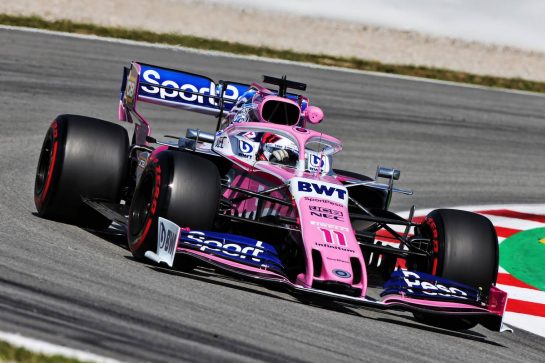 Sergio Perez (MEX) Racing Point F1 Team RP19.
10.05.2019. Formula 1 World Championship, Rd 5, Spanish Grand Prix, Barcelona, Spain, Practice Day.
- www.xpbimages.com, EMail: requests@xpbimages.com - copy of publication required for printed pictures. Every used picture is fee-liable. © Copyright: Moy / XPB Images