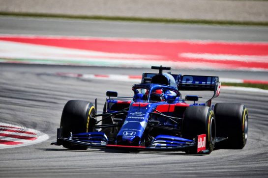 Daniil Kvyat (RUS) Scuderia Toro Rosso STR14.
10.05.2019. Formula 1 World Championship, Rd 5, Spanish Grand Prix, Barcelona, Spain, Practice Day.
- www.xpbimages.com, EMail: requests@xpbimages.com - copy of publication required for printed pictures. Every used picture is fee-liable. © Copyright: Photo4 / XPB Images