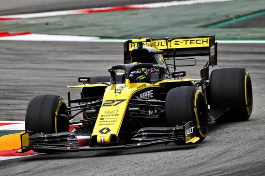 Nico Hulkenberg (GER) Renault F1 Team RS19.
11.05.2019. Formula 1 World Championship, Rd 5, Spanish Grand Prix, Barcelona, Spain, Qualifying Day.
 - www.xpbimages.com, EMail: requests@xpbimages.com - copy of publication required for printed pictures. Every used picture is fee-liable. © Copyright: Bearne / XPB Images