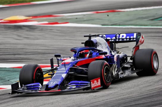 Daniil Kvyat (RUS) Scuderia Toro Rosso STR14.
11.05.2019. Formula 1 World Championship, Rd 5, Spanish Grand Prix, Barcelona, Spain, Qualifying Day.
 - www.xpbimages.com, EMail: requests@xpbimages.com - copy of publication required for printed pictures. Every used picture is fee-liable. © Copyright: Bearne / XPB Images
