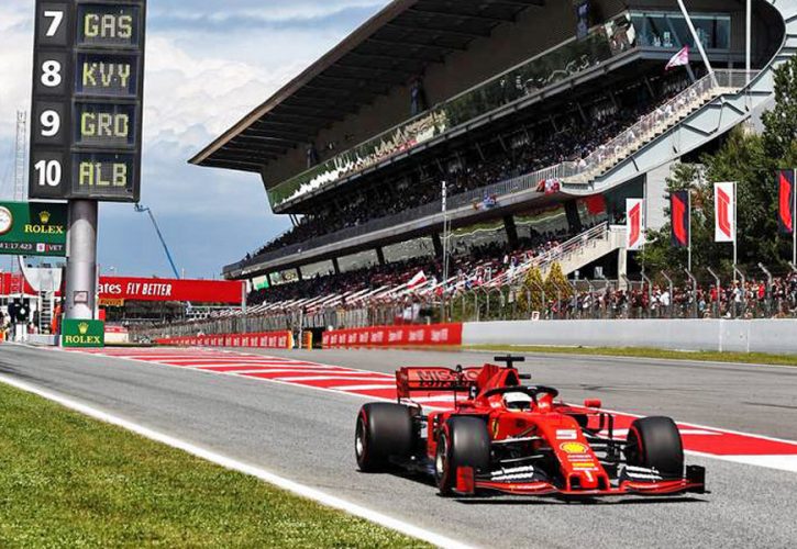 Sebastian Vettel (GER) Ferrari SF90. 11.05.2019.