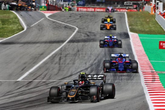 Kevin Magnussen (DEN) Haas VF-19.
12.05.2019. Formula 1 World Championship, Rd 5, Spanish Grand Prix, Barcelona, Spain, Race Day.
- www.xpbimages.com, EMail: requests@xpbimages.com - copy of publication required for printed pictures. Every used picture is fee-liable. © Copyright: Charniaux / XPB Images