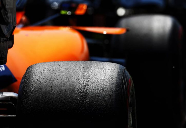 McLaren MCL34 Pirelli tyre. 12.05.2019.