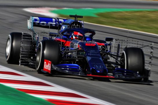 Daniil Kvyat (RUS) Scuderia Toro Rosso STR14.
14.05.2019. Formula One In Season Testing, Day One, Barcelona, Spain. Tuesday.
- www.xpbimages.com, EMail: requests@xpbimages.com - copy of publication required for printed pictures. Every used picture is fee-liable. © Copyright: Charniaux / XPB Images