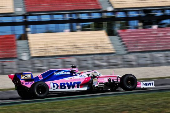Sergio Perez (MEX) Racing Point F1 Team RP19.
14.05.2019. Formula One In Season Testing, Day One, Barcelona, Spain. Tuesday.
- www.xpbimages.com, EMail: requests@xpbimages.com - copy of publication required for printed pictures. Every used picture is fee-liable. © Copyright: Charniaux / XPB Images