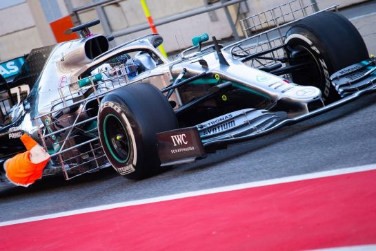 Valtteri Bottas (FIN) Mercedes AMG F1 W10.
14.05.2019. Formula One In Season Testing, Day One, Barcelona, Spain. Tuesday.
- www.xpbimages.com, EMail: requests@xpbimages.com - copy of publication required for printed pictures. Every used picture is fee-liable. © Copyright: Bearne / XPB Images