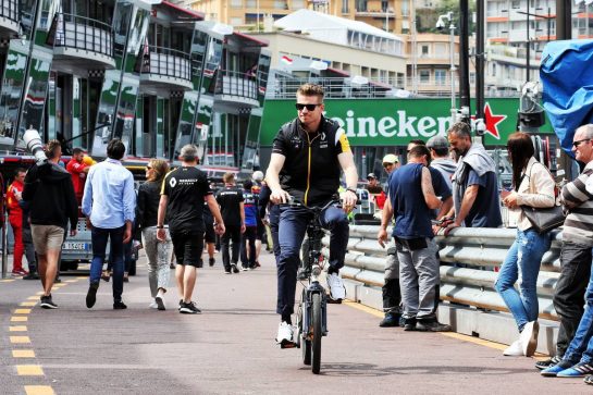 Nico Hulkenberg (GER) Renault F1 Team.
22.05.2019. Formula 1 World Championship, Rd 6, Monaco Grand Prix, Monte Carlo, Monaco, Preparation Day.
- www.xpbimages.com, EMail: requests@xpbimages.com - copy of publication required for printed pictures. Every used picture is fee-liable. © Copyright: Batchelor / XPB Images