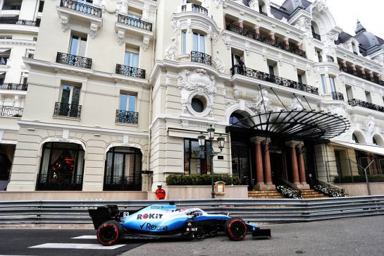 George Russell (GBR) Williams Racing FW42.
23.05.2019. Formula 1 World Championship, Rd 6, Monaco Grand Prix, Monte Carlo, Monaco, Practice Day.
- www.xpbimages.com, EMail: requests@xpbimages.com - copy of publication required for printed pictures. Every used picture is fee-liable. © Copyright: Bearne / XPB Images