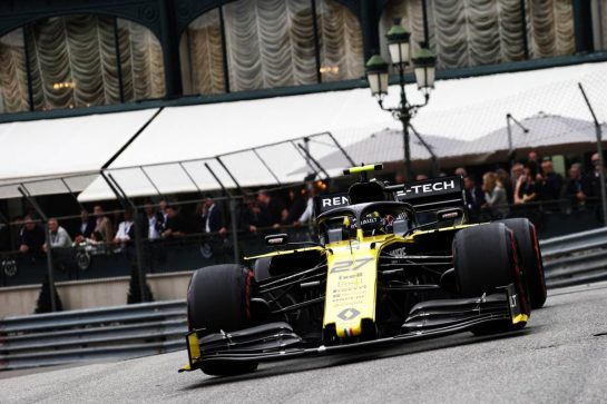 Nico Hulkenberg (GER) Renault F1 Team RS19.
23.05.2019. Formula 1 World Championship, Rd 6, Monaco Grand Prix, Monte Carlo, Monaco, Practice Day.
- www.xpbimages.com, EMail: requests@xpbimages.com - copy of publication required for printed pictures. Every used picture is fee-liable. © Copyright: Bearne / XPB Images