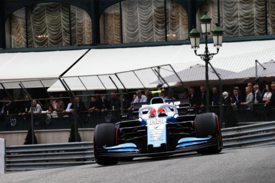 Robert Kubica (POL) Williams Racing FW42.
23.05.2019. Formula 1 World Championship, Rd 6, Monaco Grand Prix, Monte Carlo, Monaco, Practice Day.
- www.xpbimages.com, EMail: requests@xpbimages.com - copy of publication required for printed pictures. Every used picture is fee-liable. © Copyright: Bearne / XPB Images